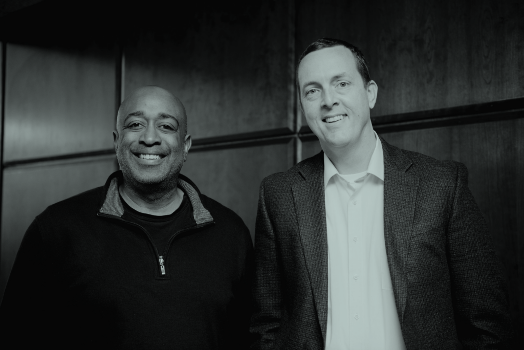 Earfluence's Jason Gillikin with Donald Thompson
