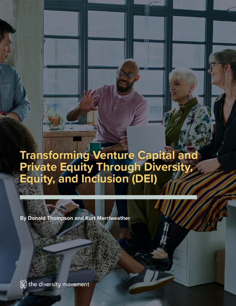 Whitepaper cover page depicting a diverse group of employees collaborating