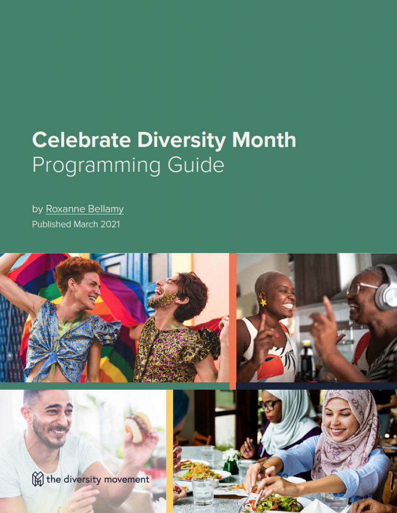 Celebrate Diversity Month Guide Cover with title displayed