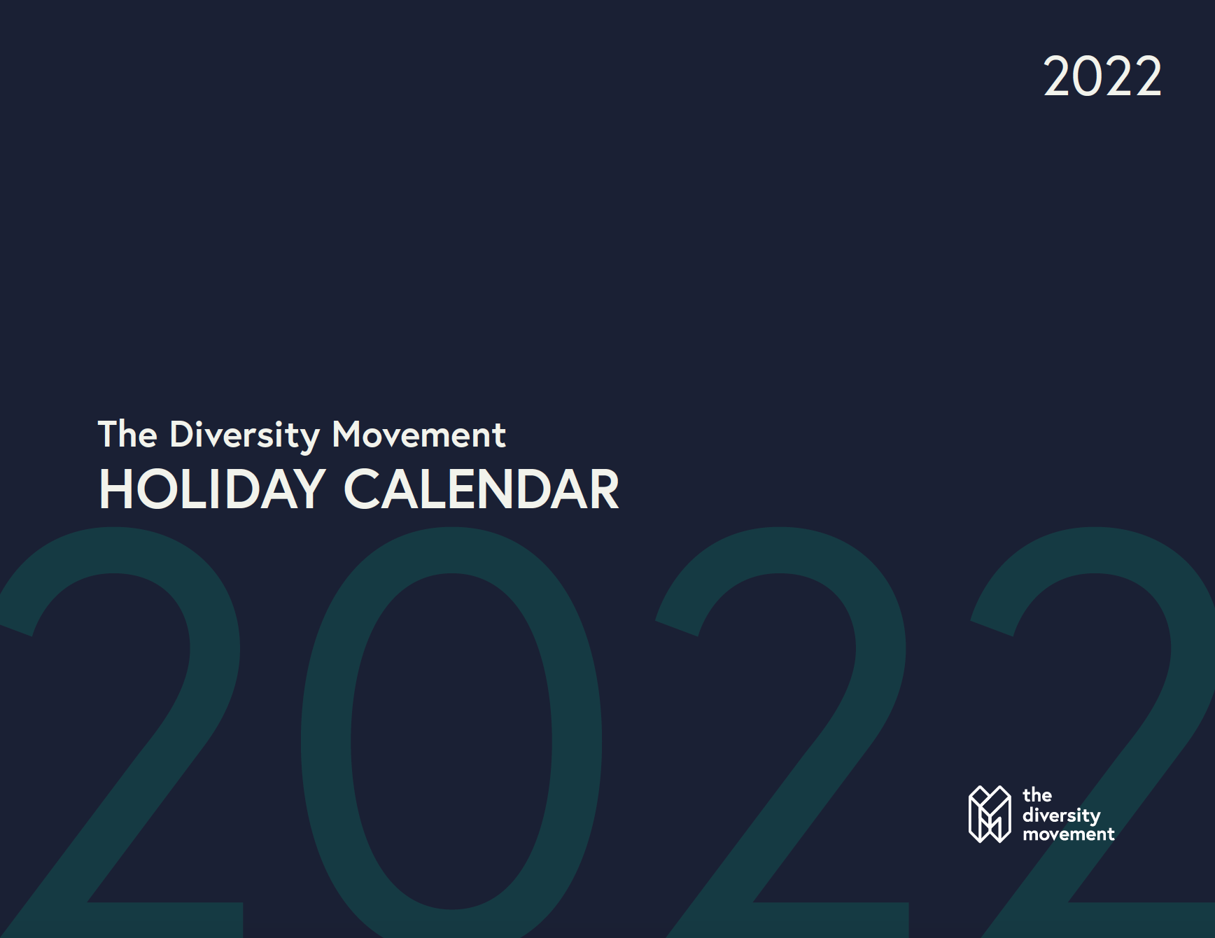 2022 Diversity Holidays Calendar The Diversity Movement