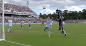 Shot during NC Courage game