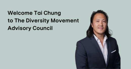 Tai Chung headshot on a diversity advisory council graphic