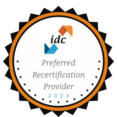 IDC Preferred Recertification Provider badge