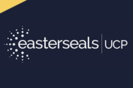 Easterseals UCP logo on a gradient background