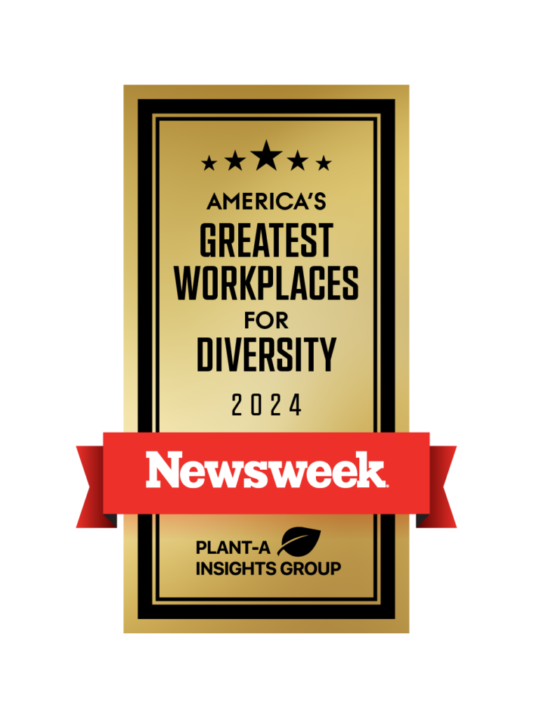 Newsweek Greatest Workplace for Diversity award logo 2024