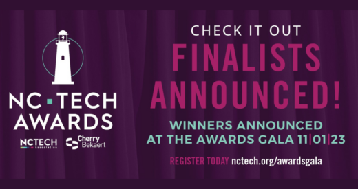 NC Tech Awards 2023 graphic