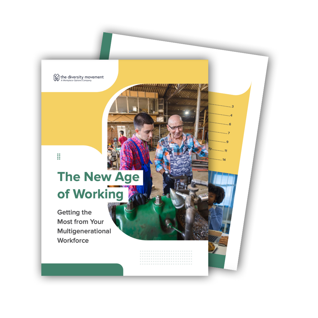 cover page of the generational diversity at work guidebook