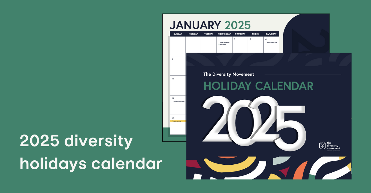 2025 Kalender der Feiertage der Vielfalt The Diversity Movement