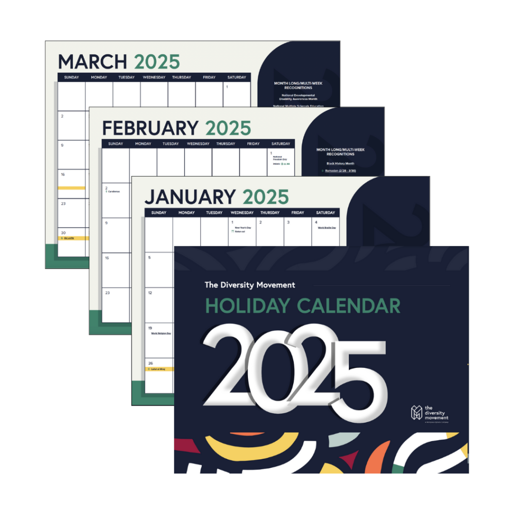 2025 Diversity Holidays Calendar - The Diversity Movement