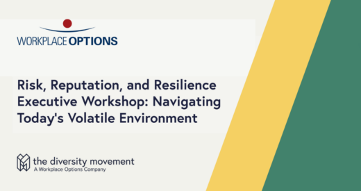 Risk, Reputation, and Resilience Executive Workshop: Navigating Today’s Volatile Environment - text on a banner